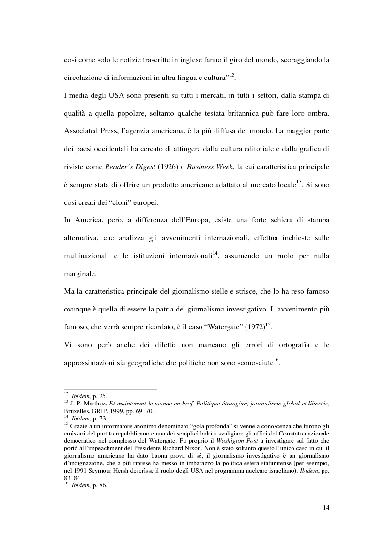 Anteprima della tesi: Il G8 a Genova nel confronto tra giornalismo tradizionale e informazione on-line, Pagina 10