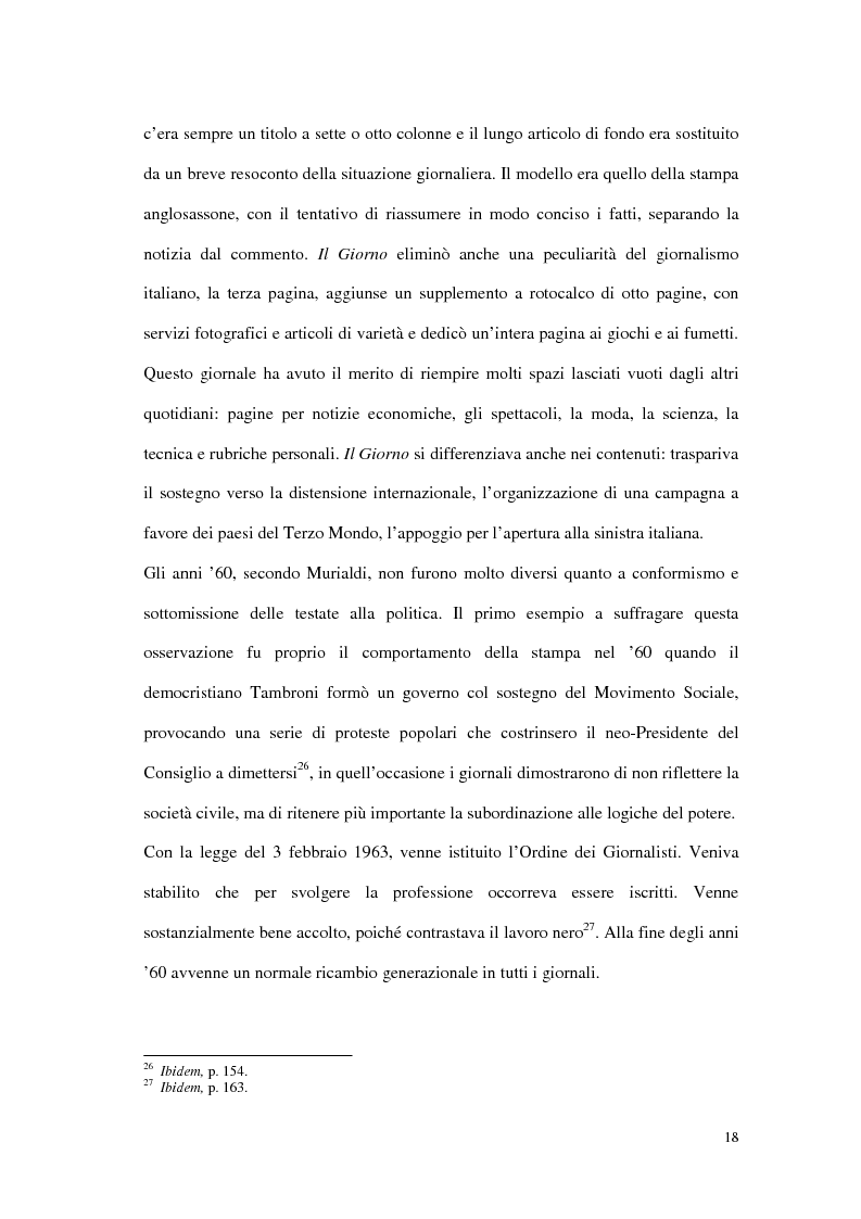 Anteprima della tesi: Il G8 a Genova nel confronto tra giornalismo tradizionale e informazione on-line, Pagina 14