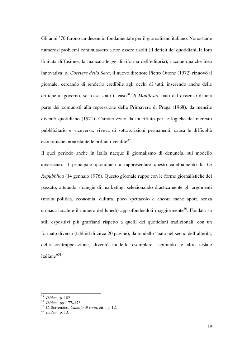 Anteprima della tesi: Il G8 a Genova nel confronto tra giornalismo tradizionale e informazione on-line, Pagina 15