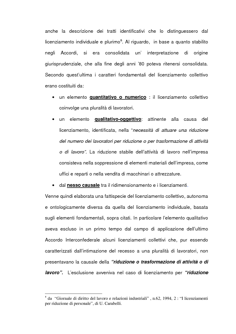 Anteprima della tesi: Personale in esubero in azienda, Pagina 12