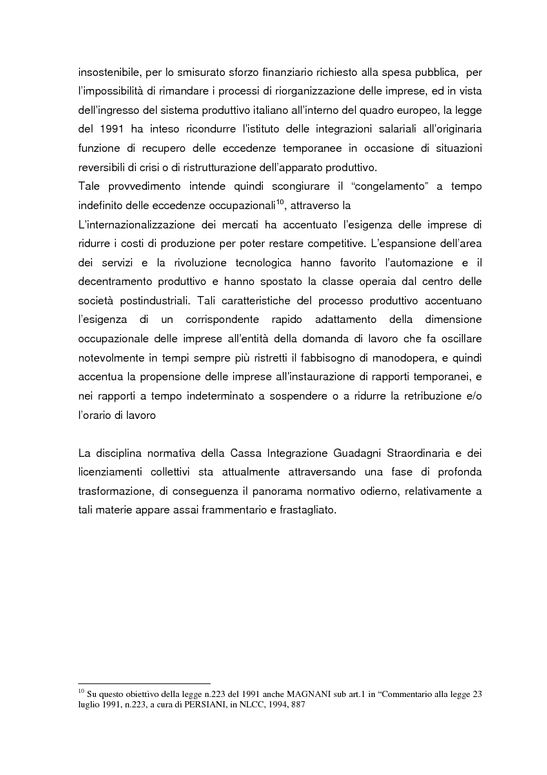 Anteprima della tesi: Personale in esubero in azienda, Pagina 6