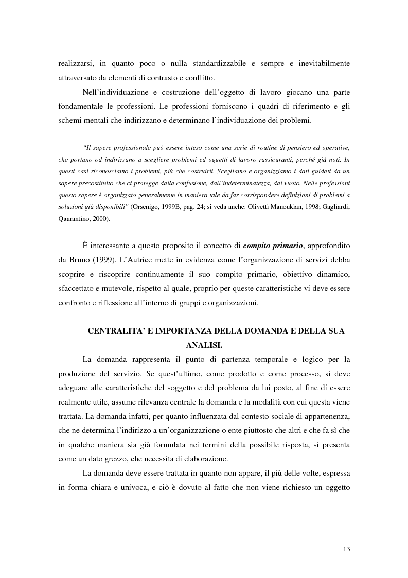 Anteprima della tesi: Migliorare la qualità nei servizi ospedalieri. Una ricerca di psicologia applicata, Pagina 13