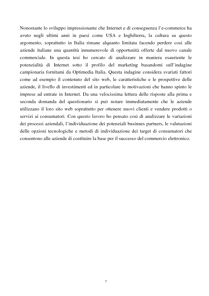 Anteprima della tesi: Internet come nuovo strumento di comunicazione e di vendita, Pagina 2