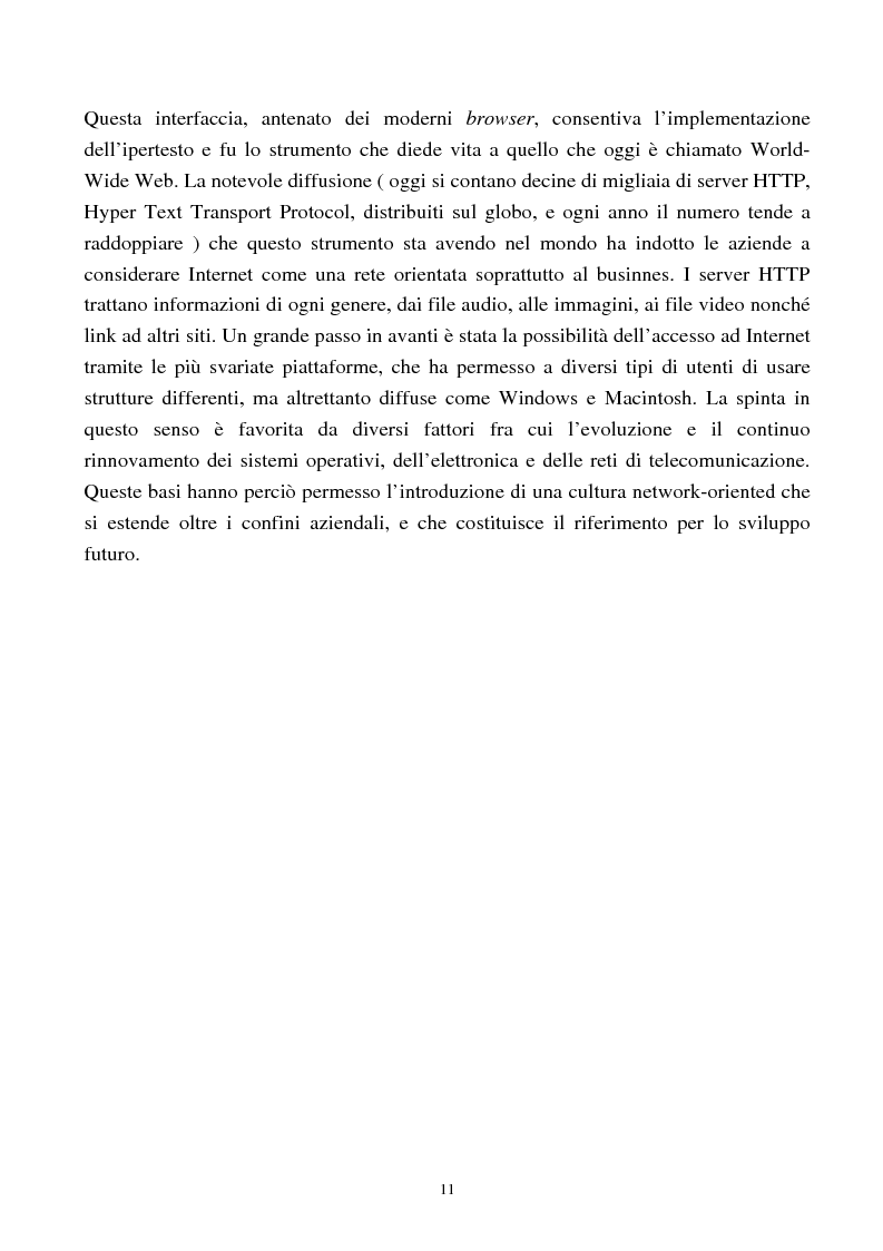 Anteprima della tesi: Internet come nuovo strumento di comunicazione e di vendita, Pagina 6