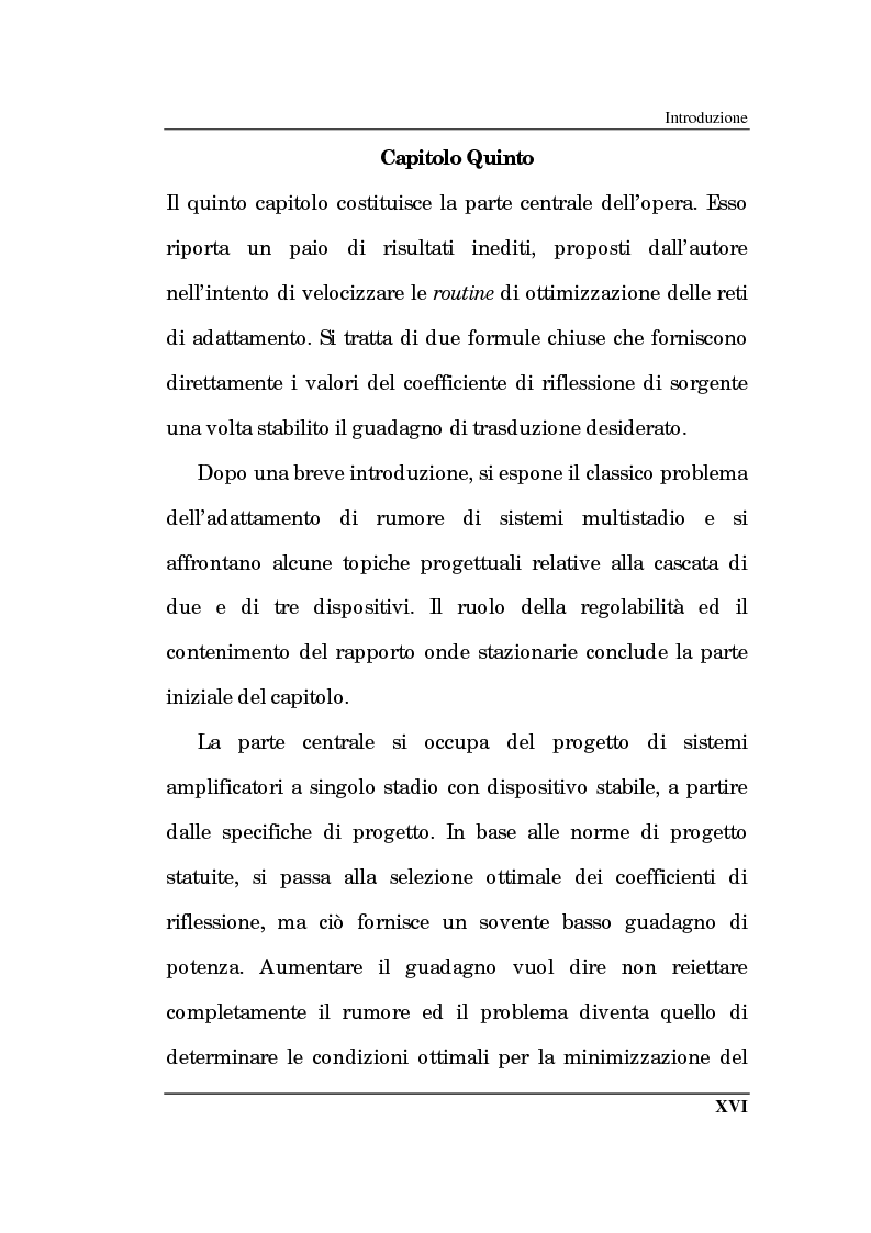 Anteprima della tesi: Un approccio CAD alla progettazione di sistemi amplificatori a microonde a basso rumore a stato solido nelle bande X, K, Pagina 11