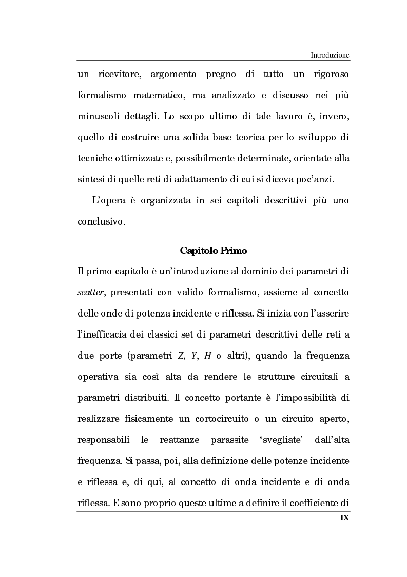 Anteprima della tesi: Un approccio CAD alla progettazione di sistemi amplificatori a microonde a basso rumore a stato solido nelle bande X, K, Pagina 4