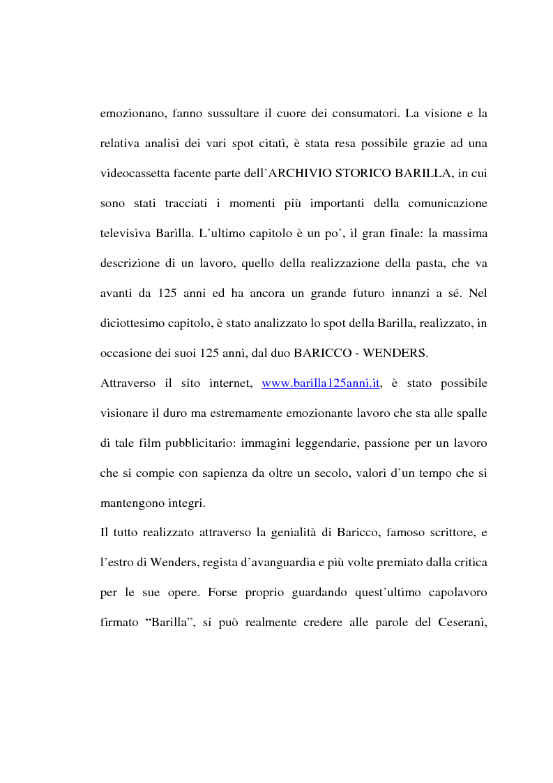 Anteprima della tesi: L'evoluzione del linguaggio pubblicitario della Barilla (dal 1910 al 2001), Pagina 9