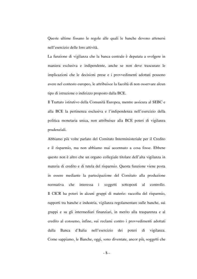 Anteprima della tesi: La funzione del controllo in banca, Pagina 4