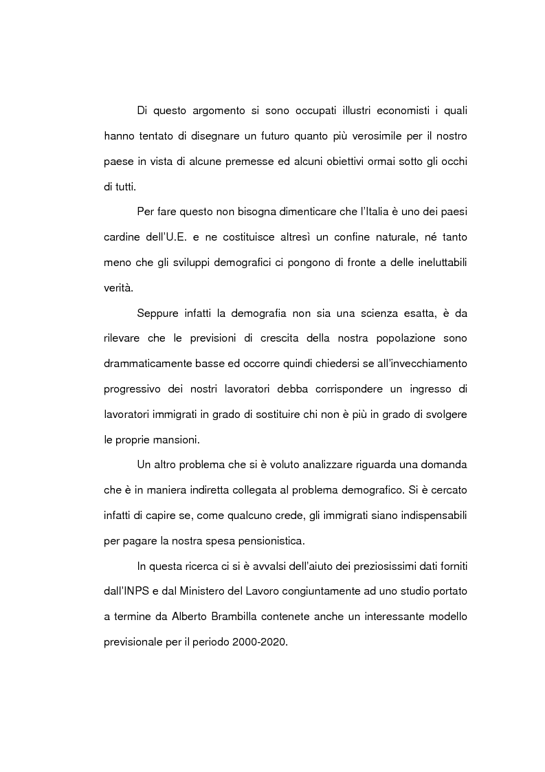 Anteprima della tesi: Aspetti economici dell'immigrazione, Pagina 4