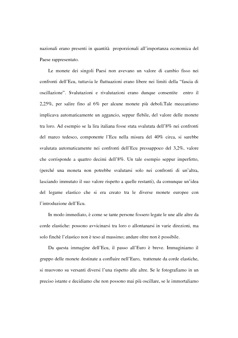 Anteprima della tesi: L'euro e i cittadini: aspettative e timori, Pagina 13