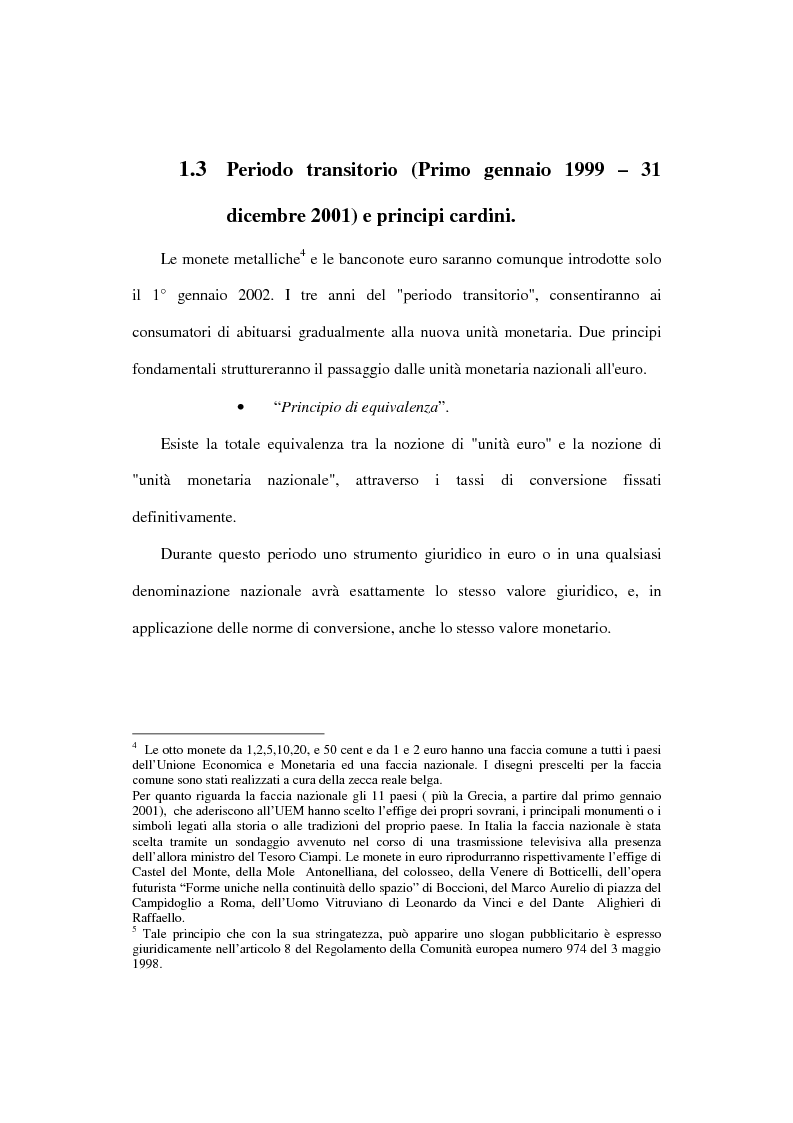Anteprima della tesi: L'euro e i cittadini: aspettative e timori, Pagina 15