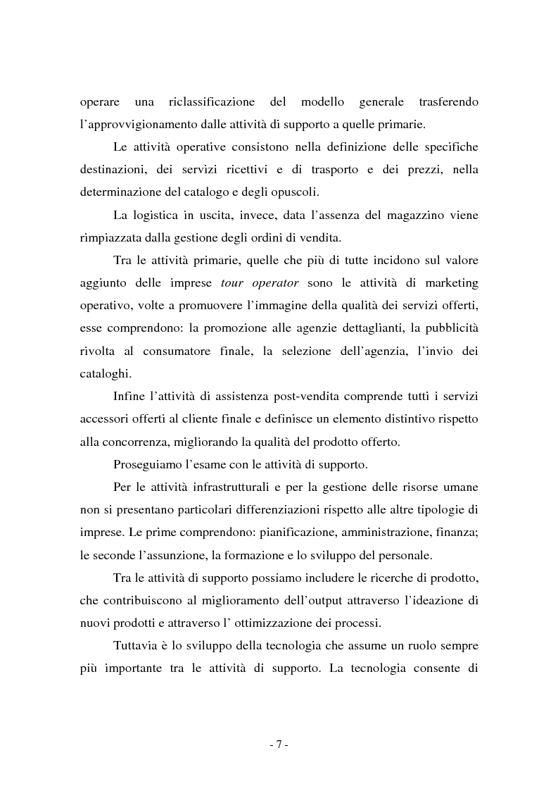 Anteprima della tesi: L'evoluzione della figura del tour operator: processi di concentrazione e specializzazione, Pagina 11