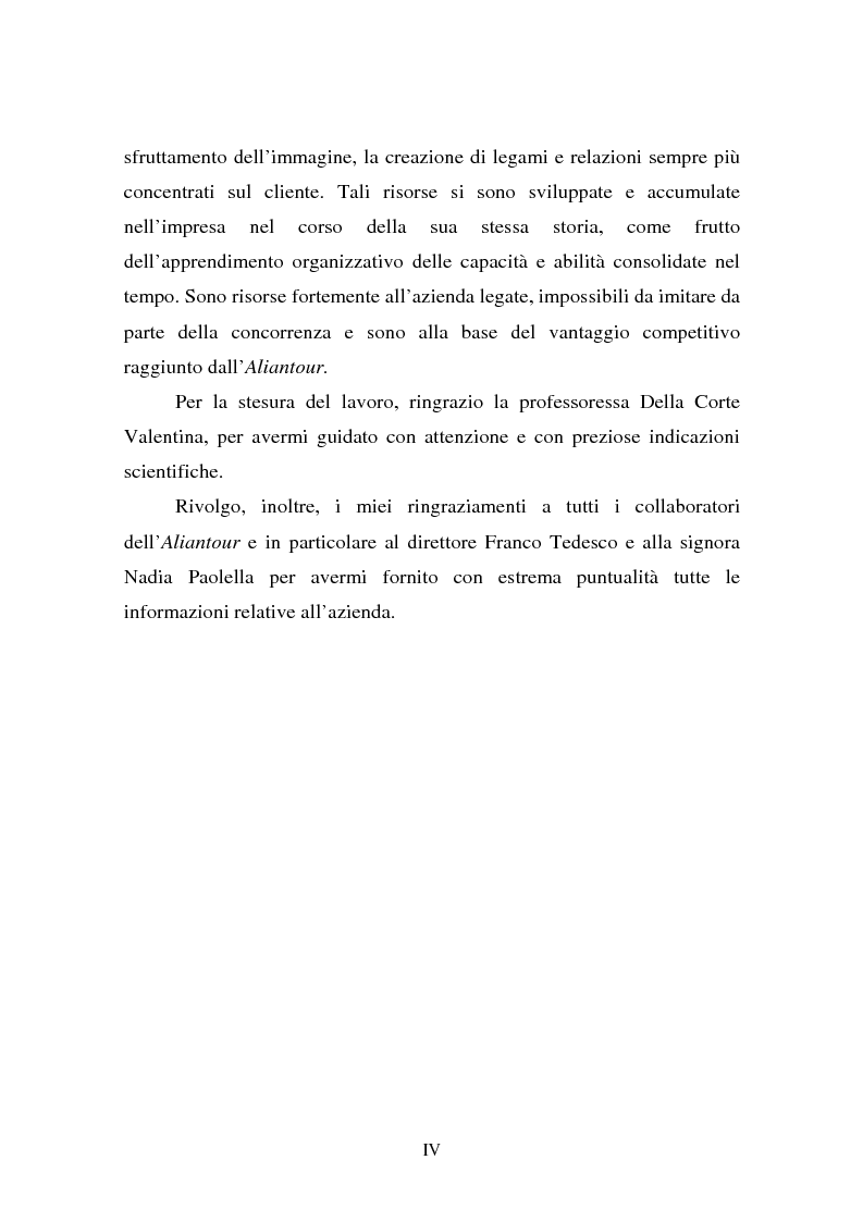 Anteprima della tesi: L'evoluzione della figura del tour operator: processi di concentrazione e specializzazione, Pagina 4