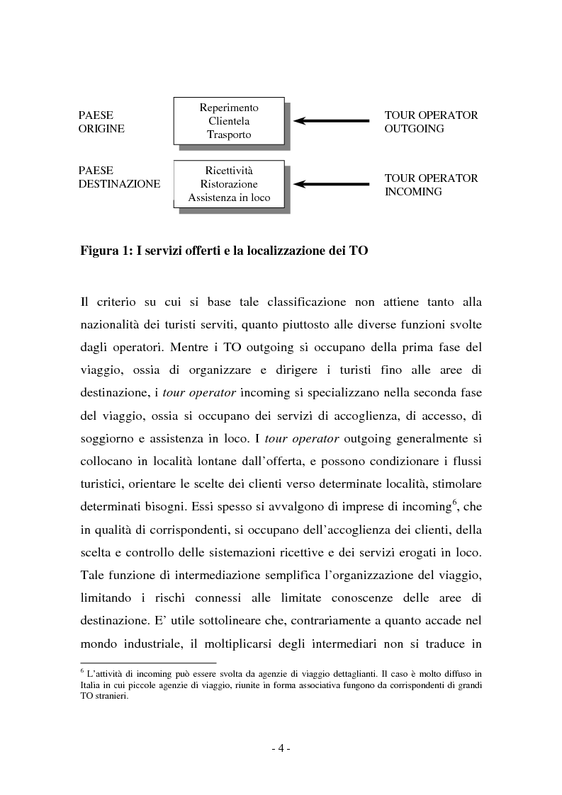 Anteprima della tesi: L'evoluzione della figura del tour operator: processi di concentrazione e specializzazione, Pagina 8