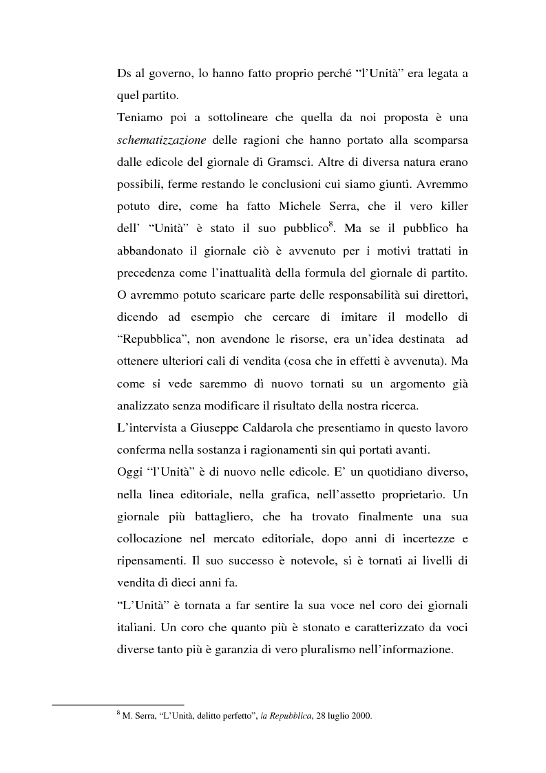Anteprima della tesi: ''L'Unità'' dal 1990 al 2000. Il perché di una crisi, Pagina 13