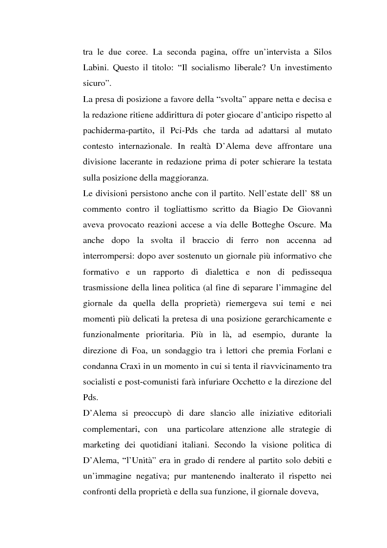 Anteprima della tesi: ''L'Unità'' dal 1990 al 2000. Il perché di una crisi, Pagina 5