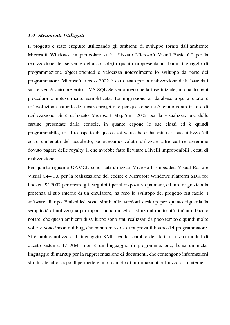 Anteprima della tesi: Condivisione di dati tra stazioni fisse ed apparecchiature mobili, Pagina 6