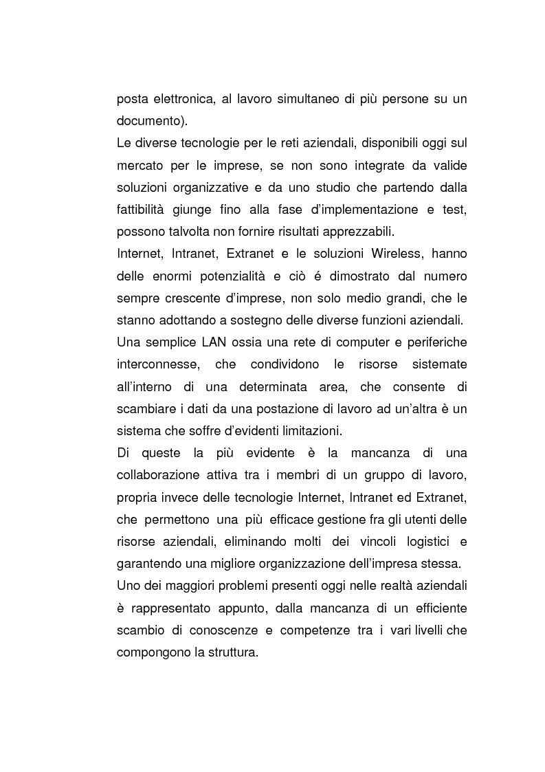 Anteprima della tesi: Riflessi dell'evoluzione dei modelli di networking nelle organizzazioni, Pagina 2