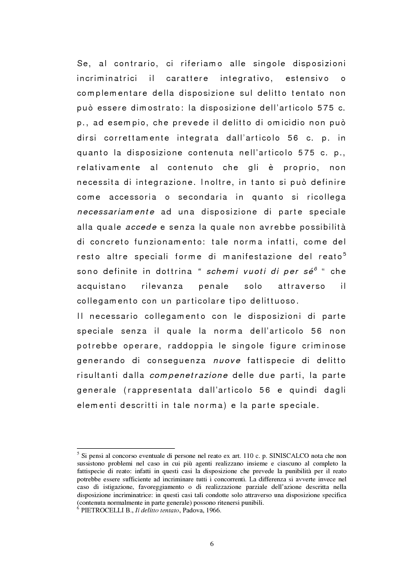 Anteprima della tesi: Il dolo del tentativo, Pagina 4