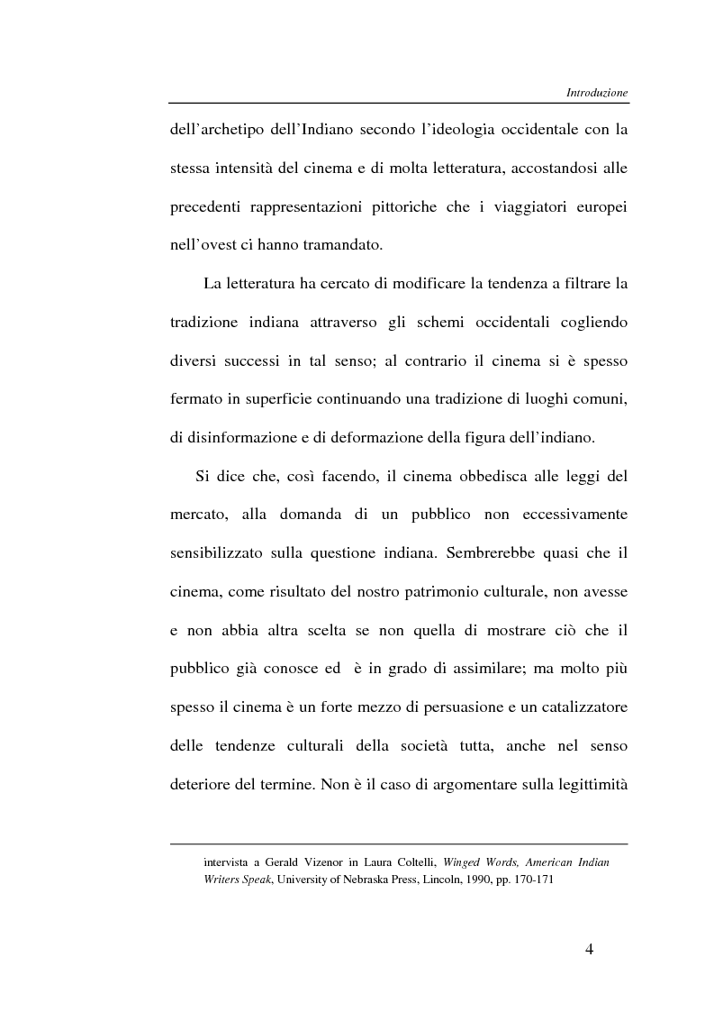 Anteprima della tesi: L'Indiano d'America tra letteratura e cinema, Pagina 4