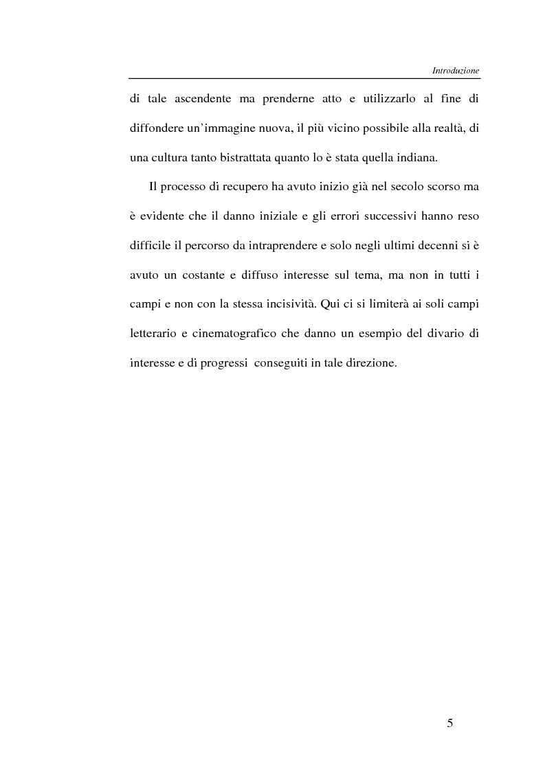 Anteprima della tesi: L'Indiano d'America tra letteratura e cinema, Pagina 5
