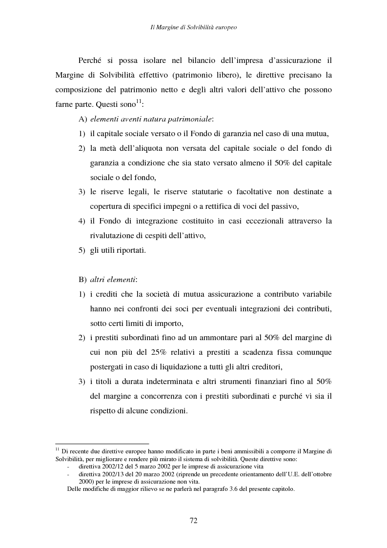 Anteprima della tesi: Il margine di solvibilità ed il risk based capital nel controllo della solvibilità delle imprese di assicurazione, Pagina 7