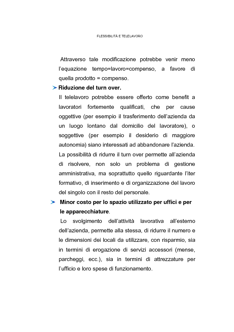 Anteprima della tesi: Il posto di lavoro flessibile: il telelavoro, Pagina 12