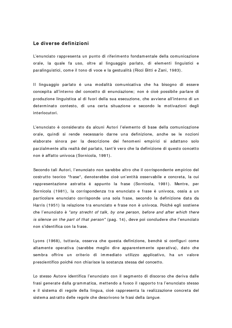 Anteprima della tesi: L'Mlu nel parlato del bambino, Pagina 3