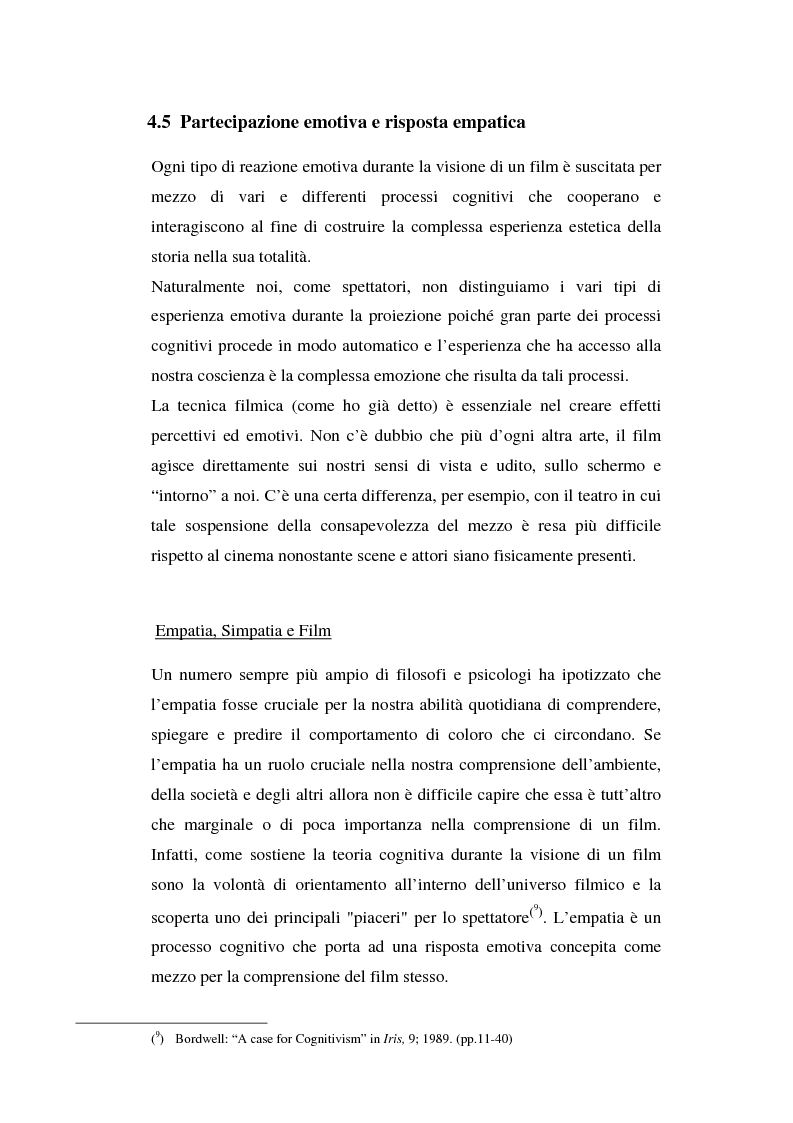 Anteprima della tesi: Empatia, pianto empatico e commozione: natura e processi della condivisione emotiva dalla vita reale alla sala cinematografica, Pagina 10
