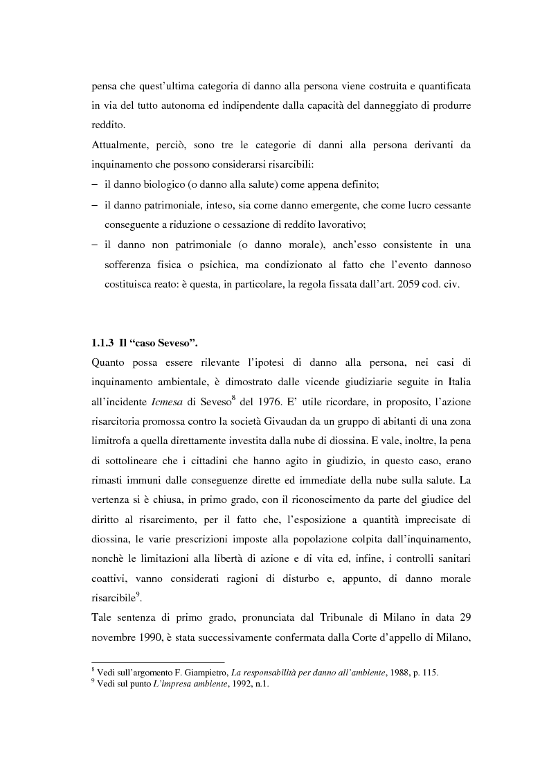 Anteprima della tesi: Il danno ambientale: sistemi di valutazione metodi di ripristino, Pagina 11