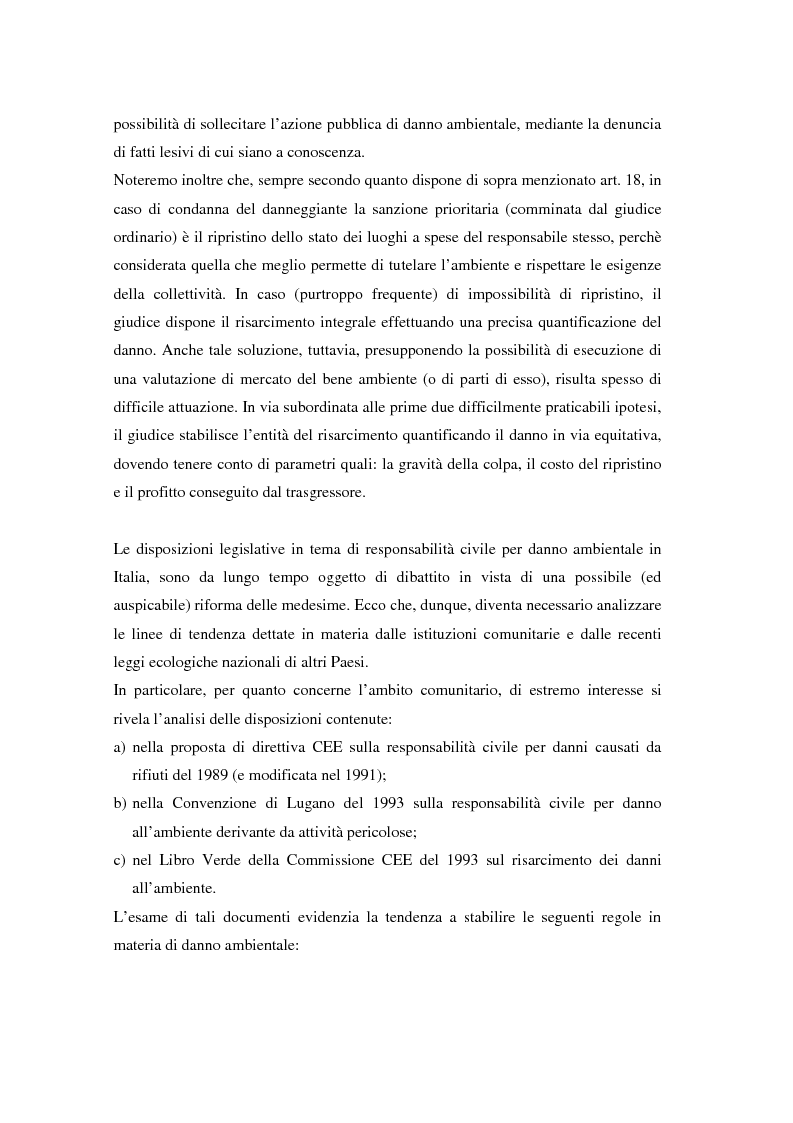 Anteprima della tesi: Il danno ambientale: sistemi di valutazione metodi di ripristino, Pagina 4