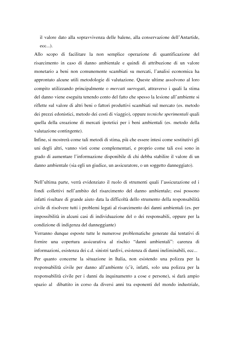 Anteprima della tesi: Il danno ambientale: sistemi di valutazione metodi di ripristino, Pagina 6