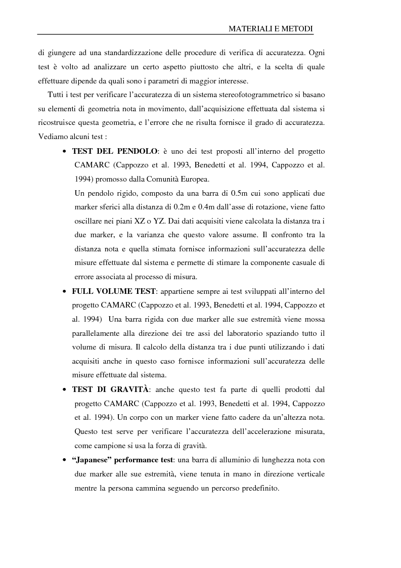 Anteprima della tesi: Analisi del cammino su tapis roulant: influenza della cedevolezza del tappeto, Pagina 8