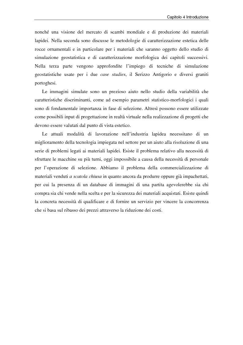 Anteprima della tesi: Nuovi strumenti per la valorizzazione estetica delle rocce ornamentali, Pagina 10