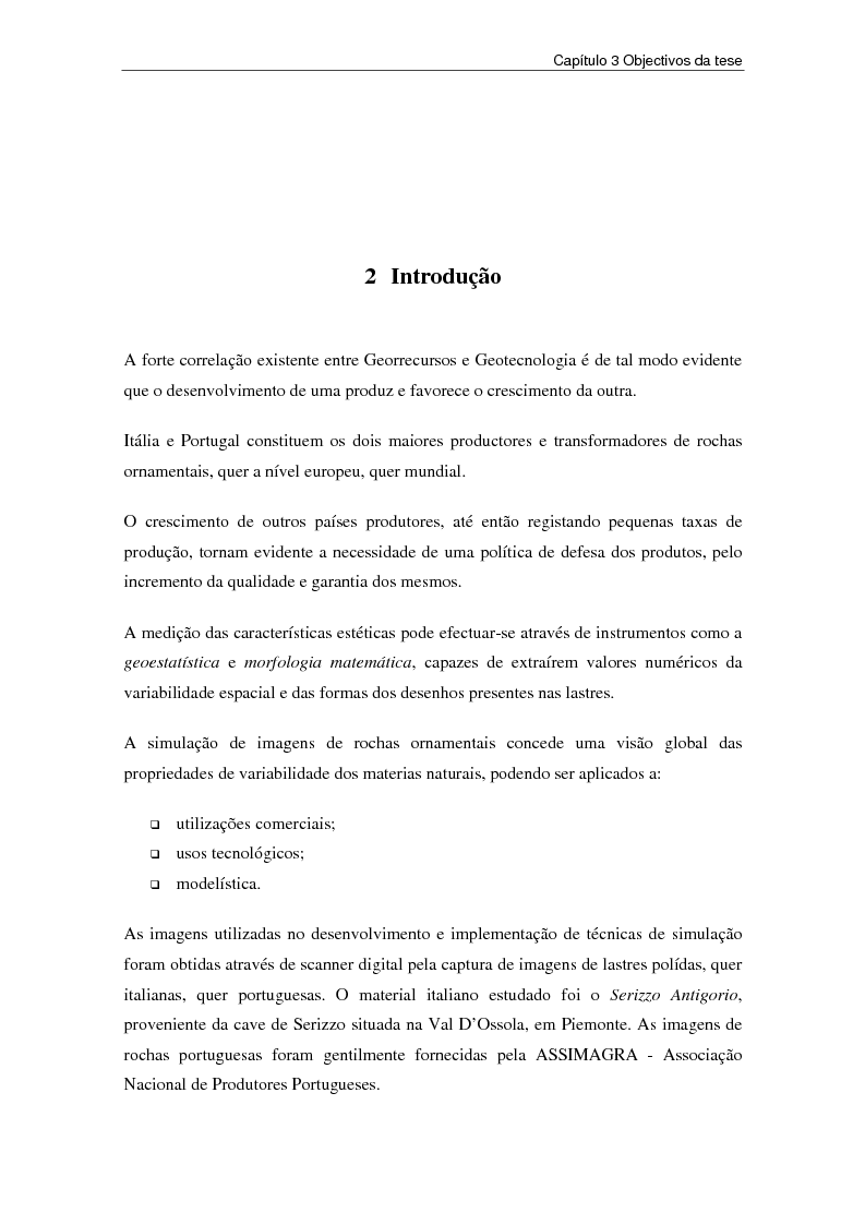 Anteprima della tesi: Nuovi strumenti per la valorizzazione estetica delle rocce ornamentali, Pagina 15