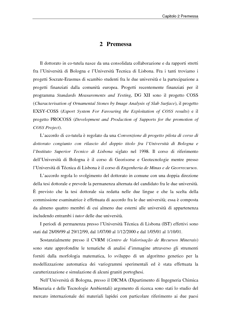 Anteprima della tesi: Nuovi strumenti per la valorizzazione estetica delle rocce ornamentali, Pagina 3
