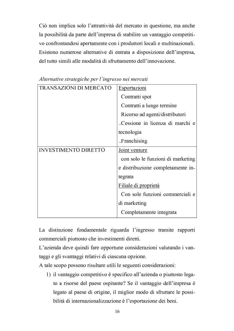 Anteprima della tesi: Il ruolo delle joint ventures nella strategia d'impresa, Pagina 11