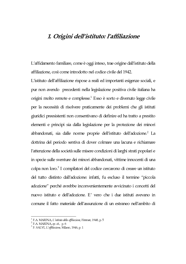 Anteprima della tesi: L'affidamento familiare: l'esperienza della comunità di Nomadelfia, Pagina 6