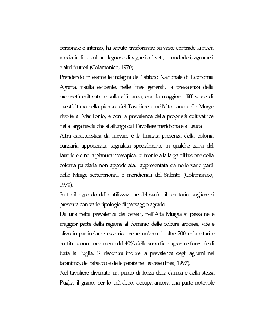 Anteprima della tesi: Vecchie strutture e nuove funzioni per uno sviluppo autocentrato: le masserie di Ostuni (Br), Pagina 7