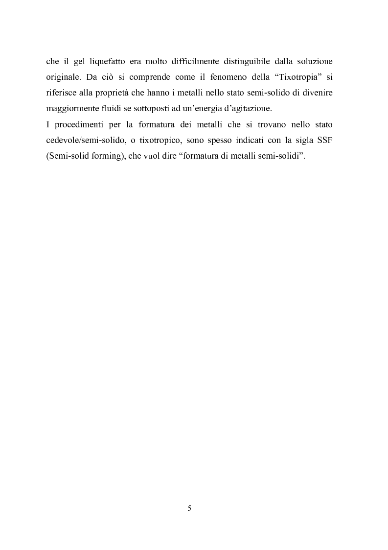 Anteprima della tesi: Procedimenti di tixoformatura di leghe metalliche per componenti automobilistici, Pagina 4