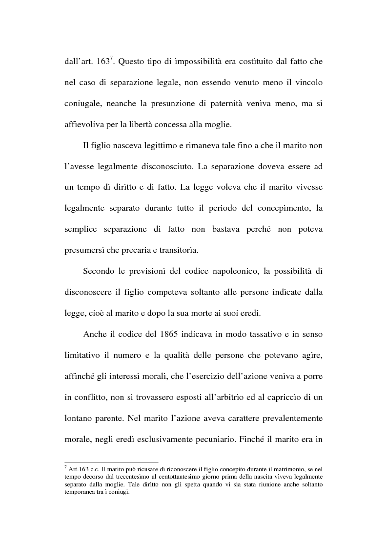 Anteprima della tesi: Il disconoscimento di paternità, Pagina 12