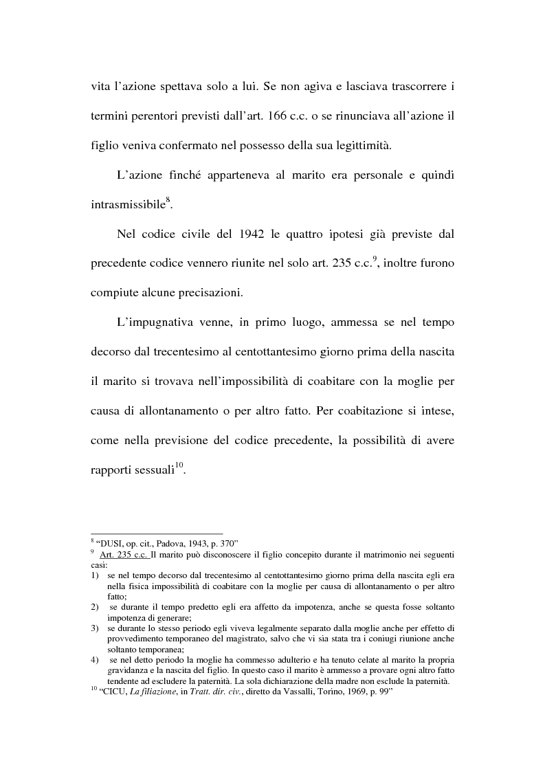 Anteprima della tesi: Il disconoscimento di paternità, Pagina 13