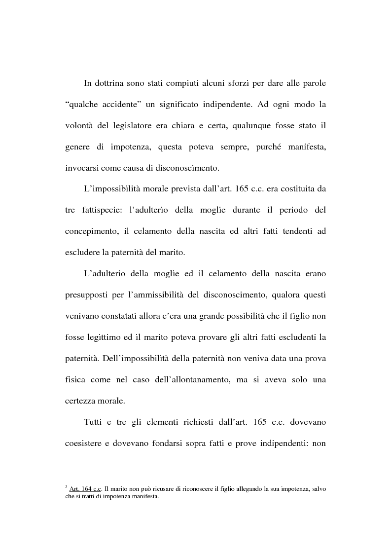 Anteprima della tesi: Il disconoscimento di paternità, Pagina 9