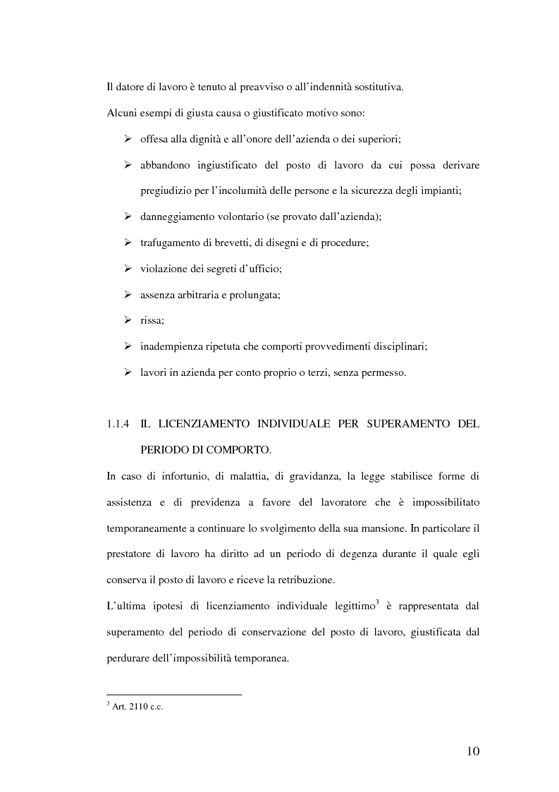 Anteprima della tesi: Riqualificazione professionale e ricollocazione del personale in esubero: outplacement individuale e collettivo, Pagina 10