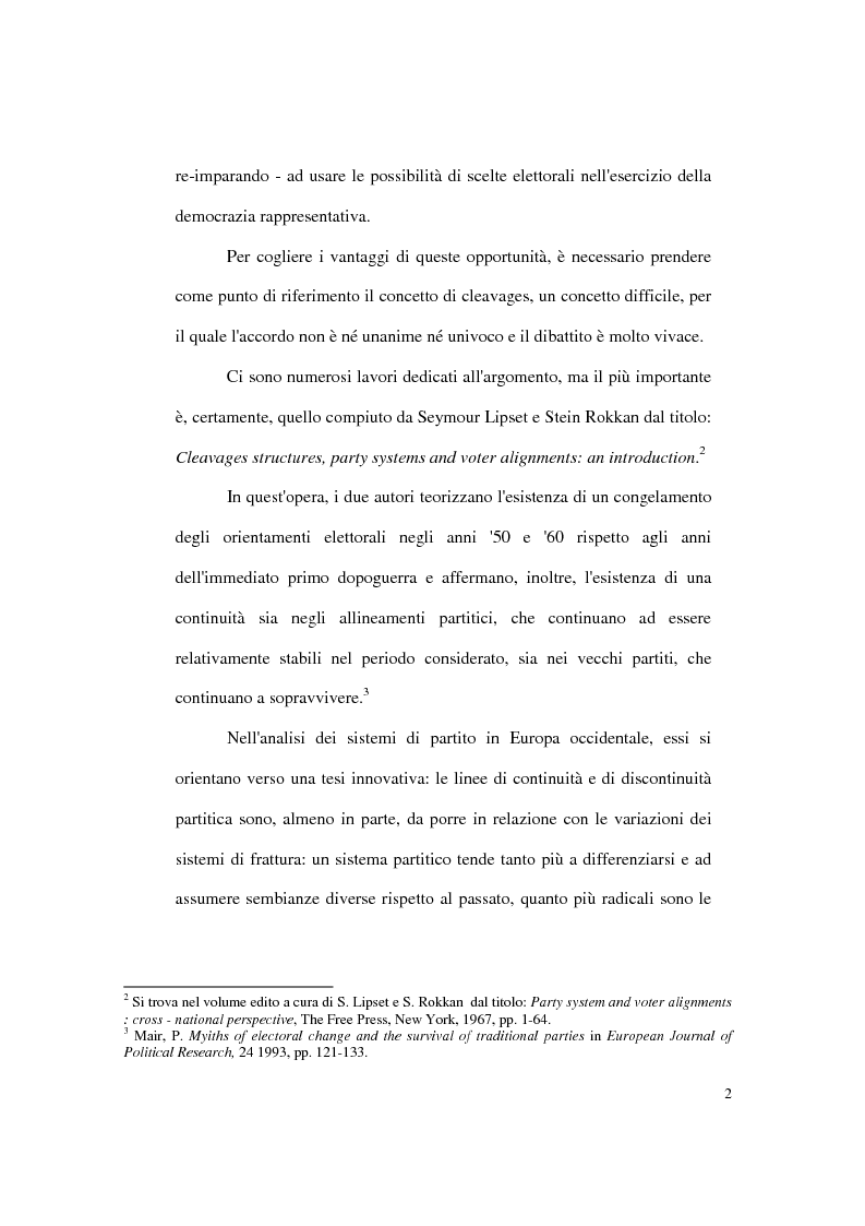 Anteprima della tesi: Continuità e discontinuità dei sistemi partitici e dei partiti cristiani in Polonia, Ungheria e Cecoslovacchia, Pagina 2