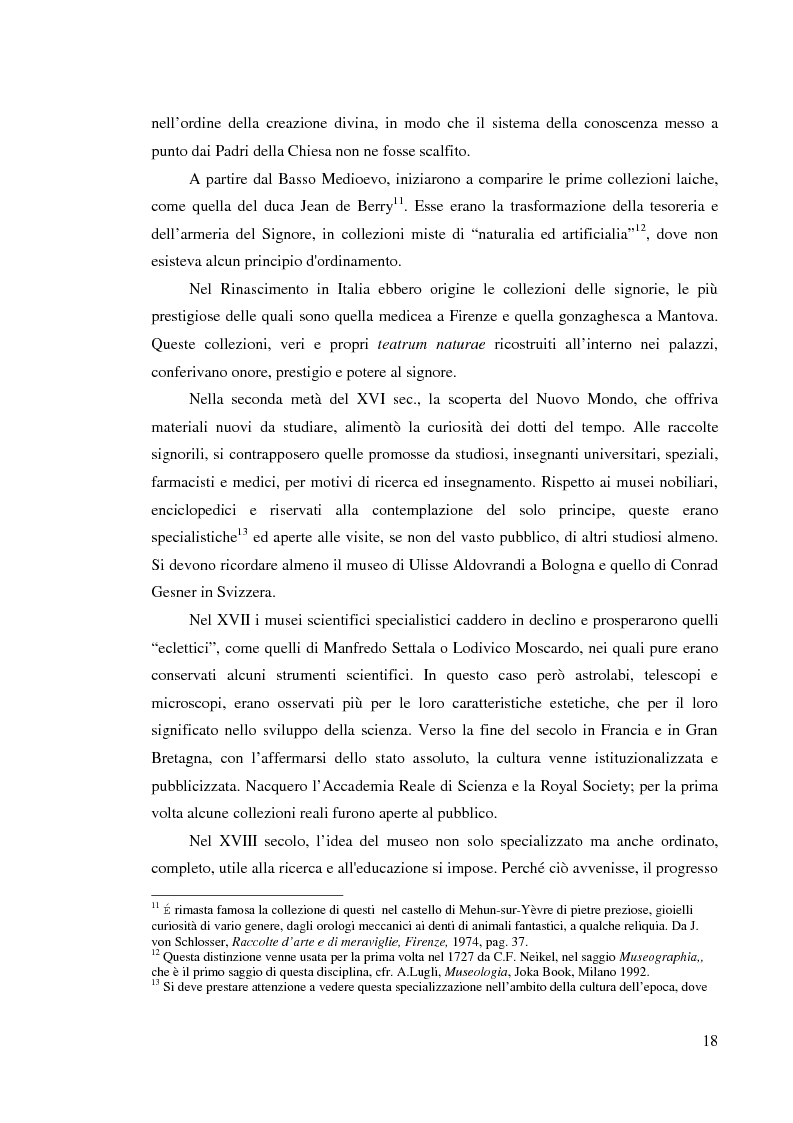 Anteprima della tesi: I musei della scienza e l'ambiente Internet, Pagina 7