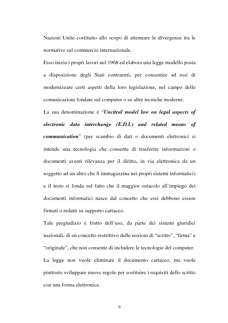 Anteprima della tesi: Dal documento cartaceo al documento informatico, Pagina 4