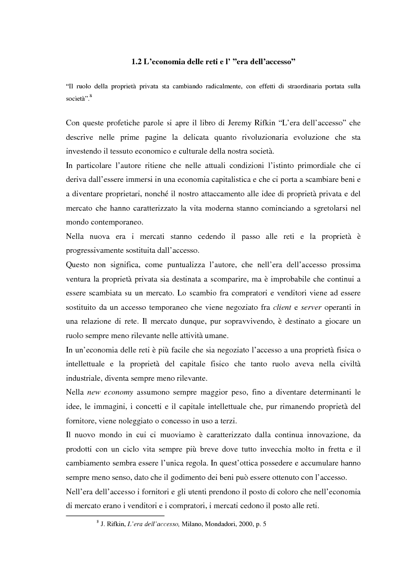 Anteprima della tesi: Il CRM, rapporti con il marketing, evoluzione nel web e modelli per un approccio normativo. Il caso The Health Hub, Pagina 9