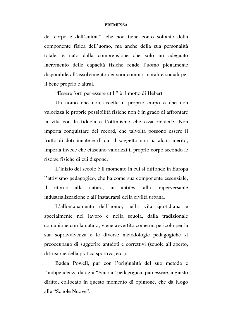 Anteprima della tesi: Educazione al movimento in ambiente naturale, Pagina 4