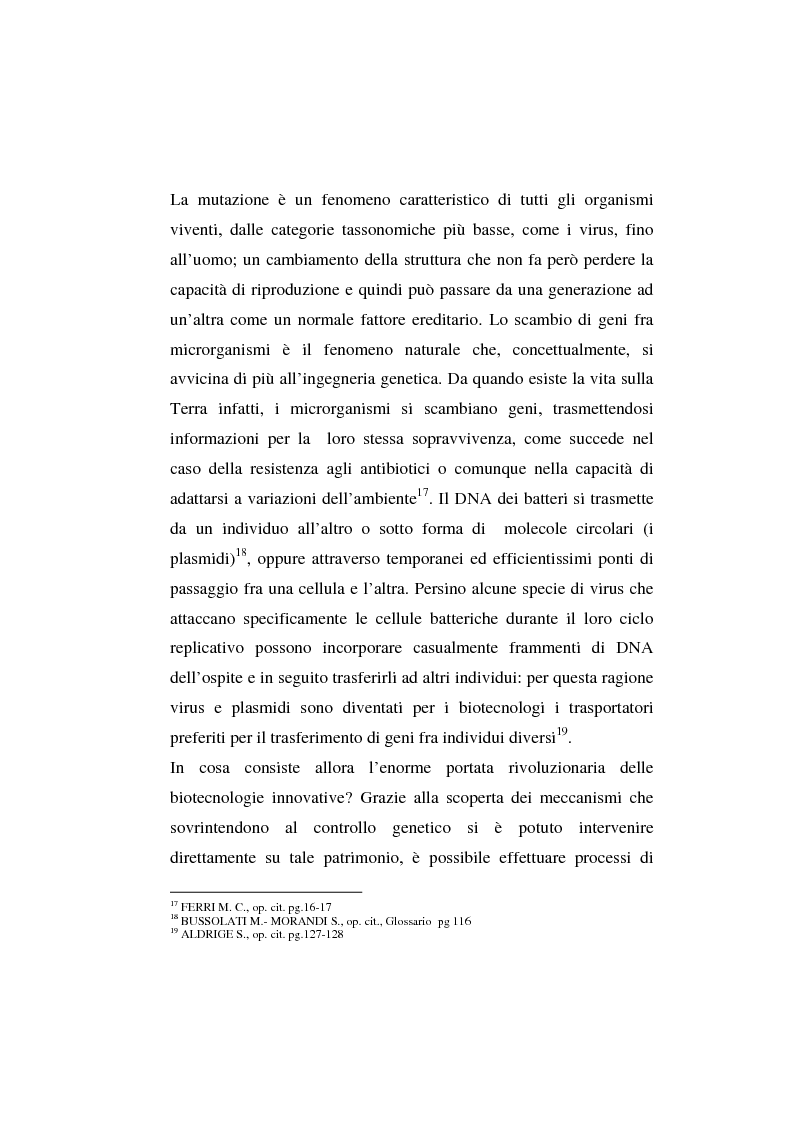 Anteprima della tesi: L'agricoltura geneticamente modificata dall'erosione della biodiversità ai problemi di una biopolitica globale, Pagina 10